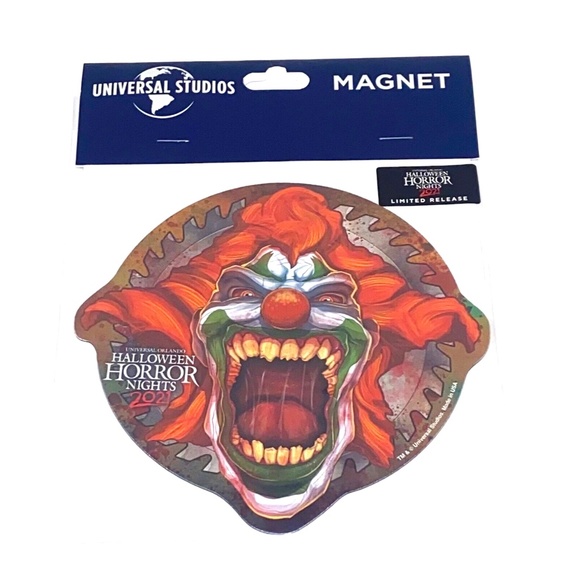 2021 Universal Studios Halloween Horror Nights Jack Sawblade Magnet - Picture 1 of 1
